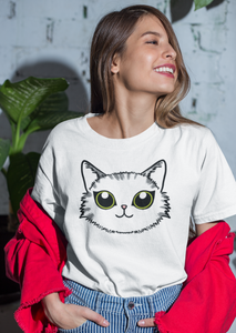 Cute Cat Short-Sleeve Unisex T-Shirt