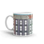 Load image into Gallery viewer, Brooklyn Brownstone White glossy mug
