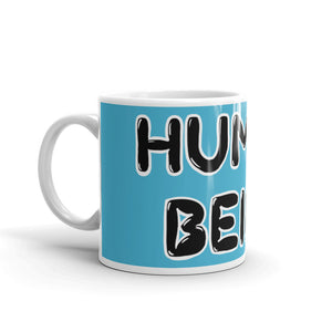 Human Being White glossy mug