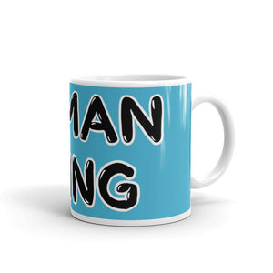 Human Being White glossy mug